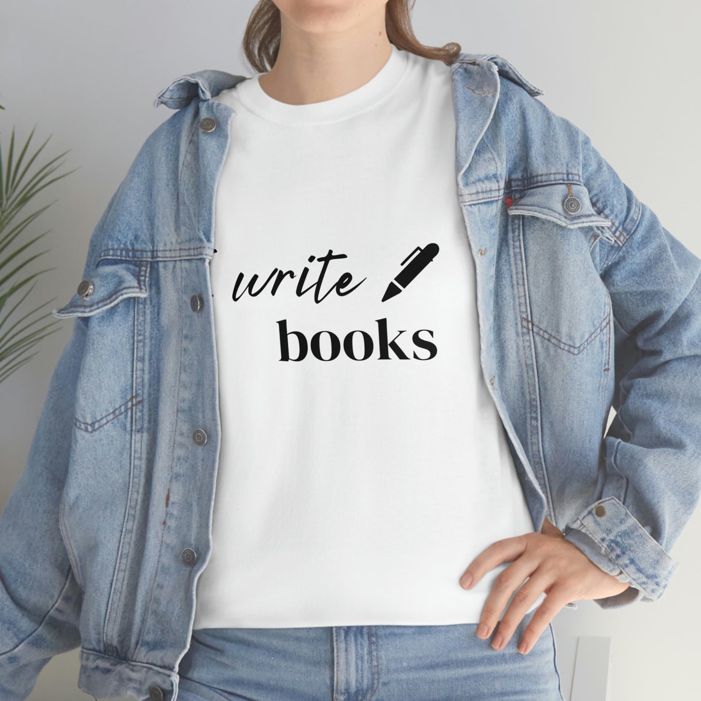 I Write Books Unisex Heavy Cotton Tee