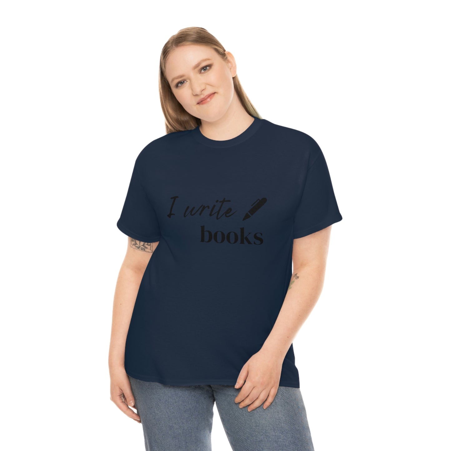 I Write Books Unisex Heavy Cotton Tee