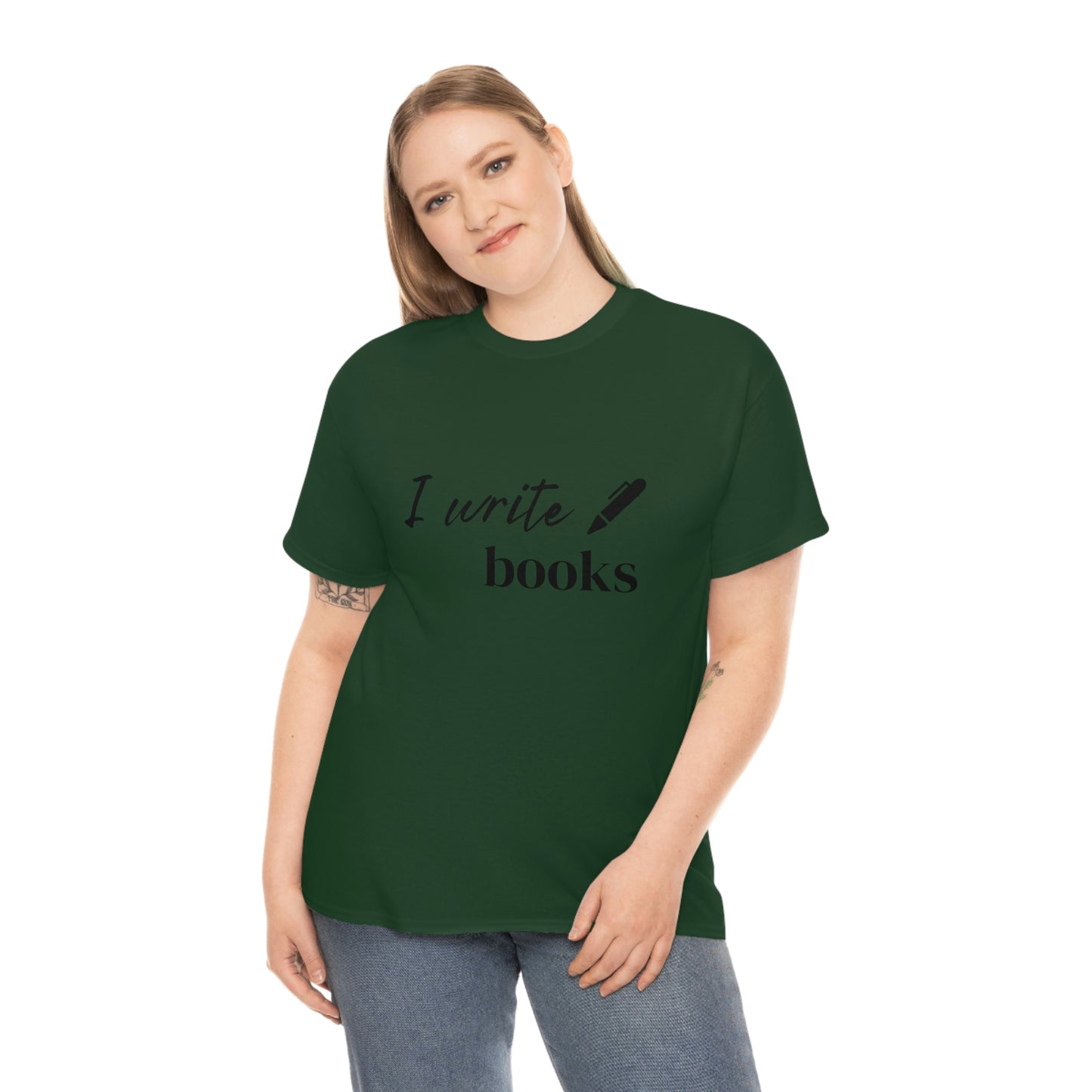I Write Books Unisex Heavy Cotton Tee