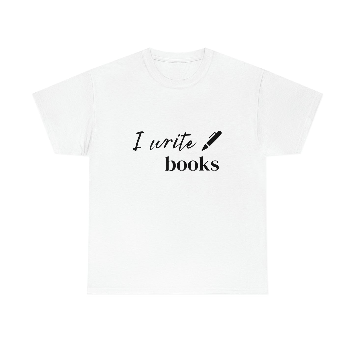 I Write Books Unisex Heavy Cotton Tee