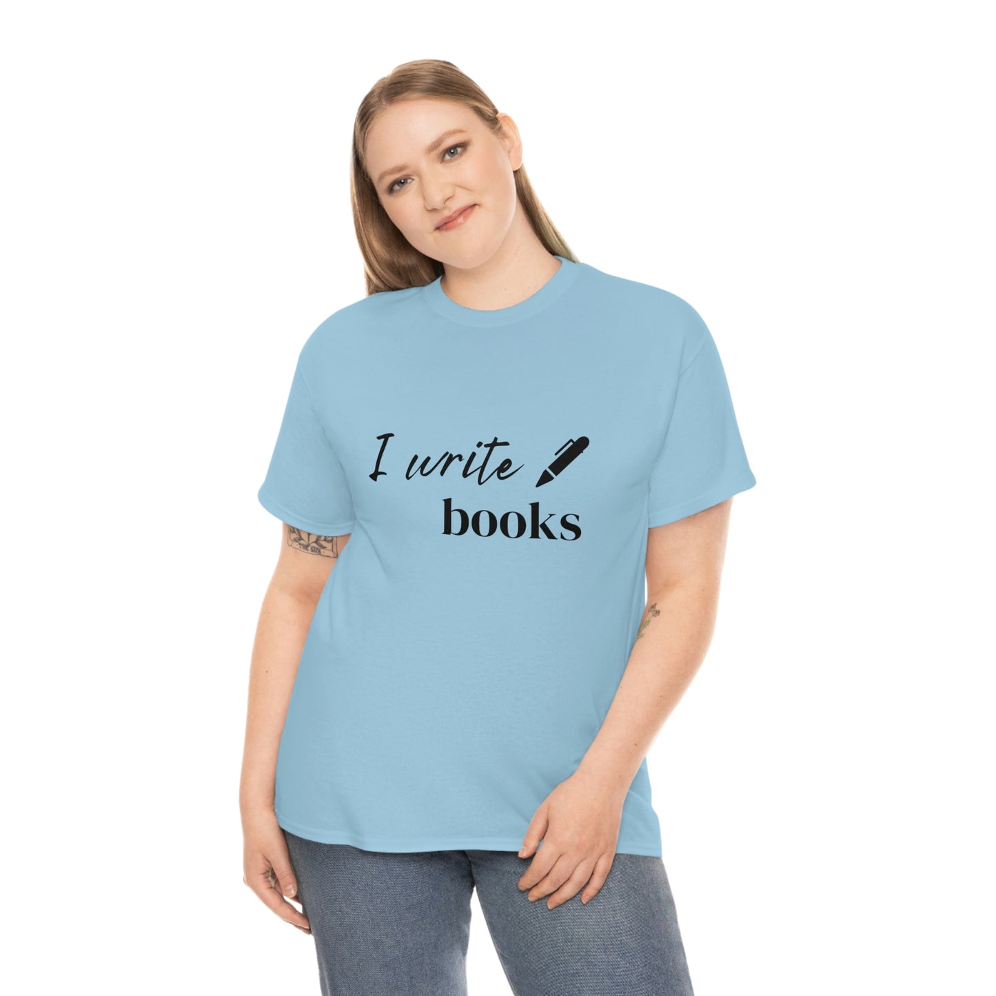I Write Books Unisex Heavy Cotton Tee