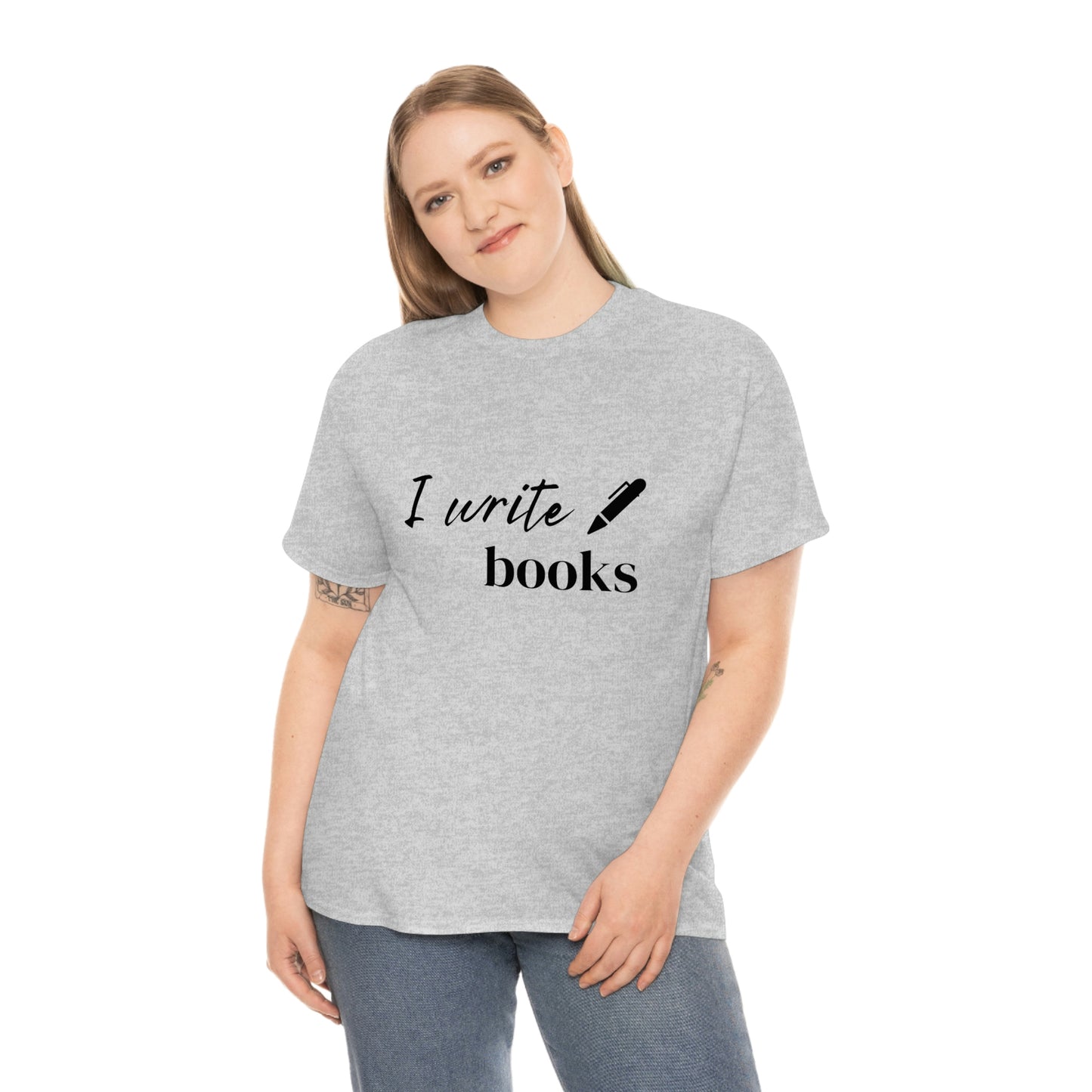 I Write Books Unisex Heavy Cotton Tee