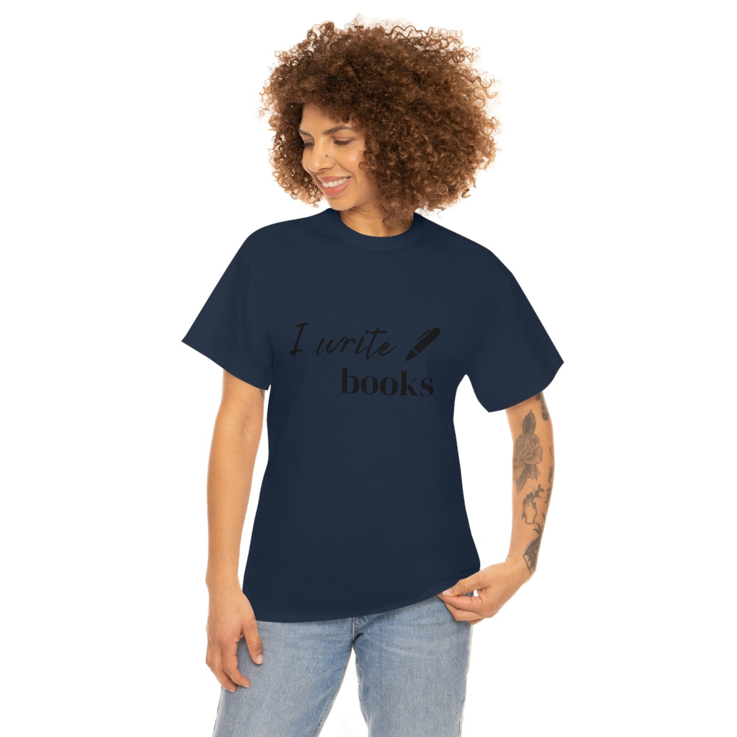 I Write Books Unisex Heavy Cotton Tee