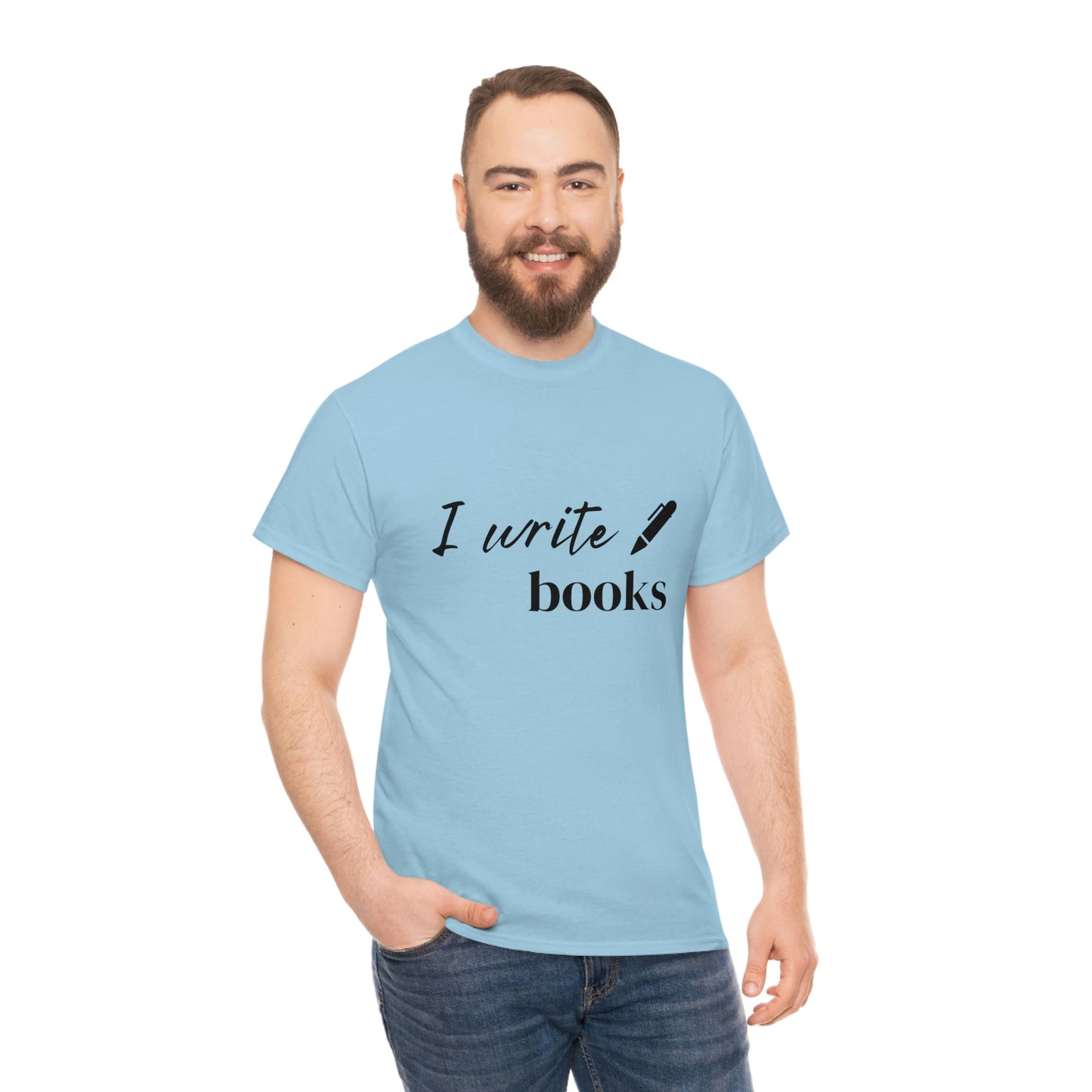 I Write Books Unisex Heavy Cotton Tee