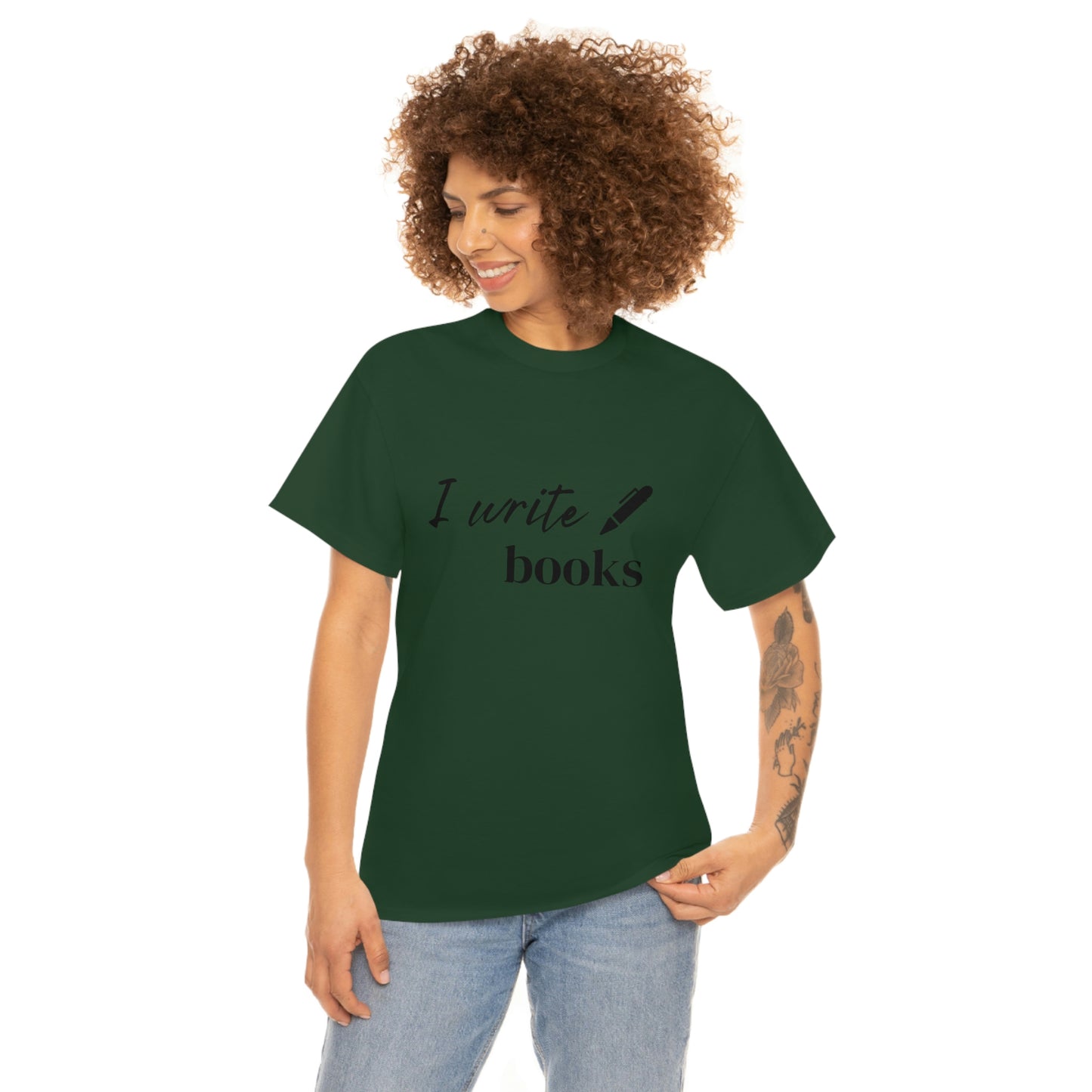 I Write Books Unisex Heavy Cotton Tee