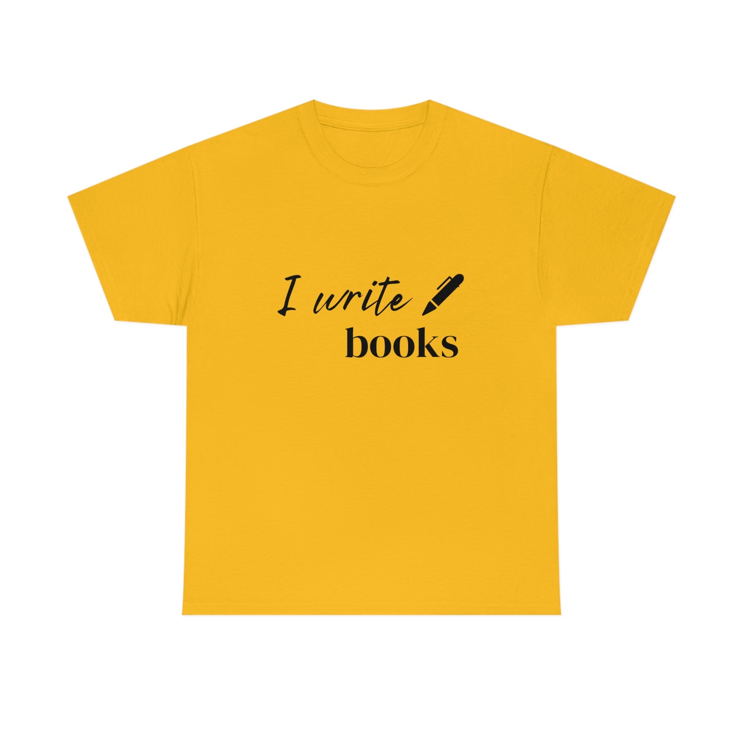 I Write Books Unisex Heavy Cotton Tee