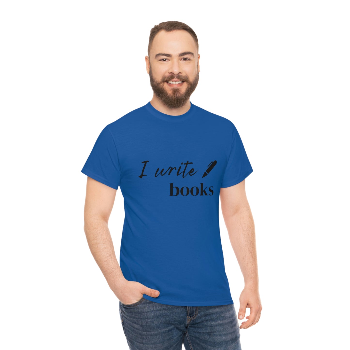 I Write Books Unisex Heavy Cotton Tee