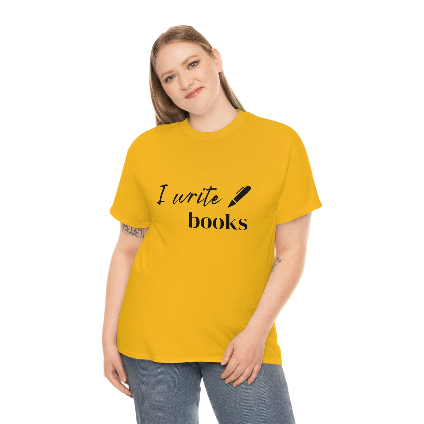 I Write Books Unisex Heavy Cotton Tee