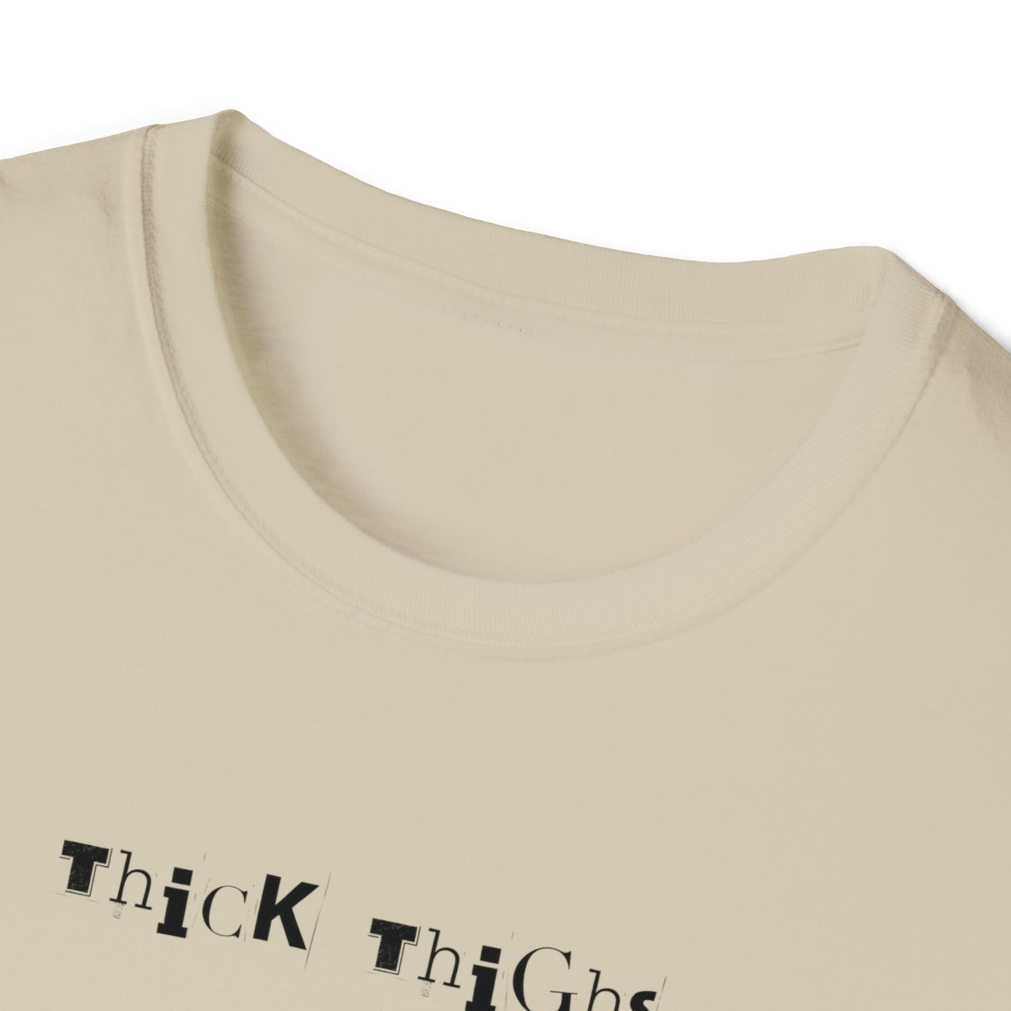 Thick Thighs Save Lies Unisex Softstyle T-Shirt