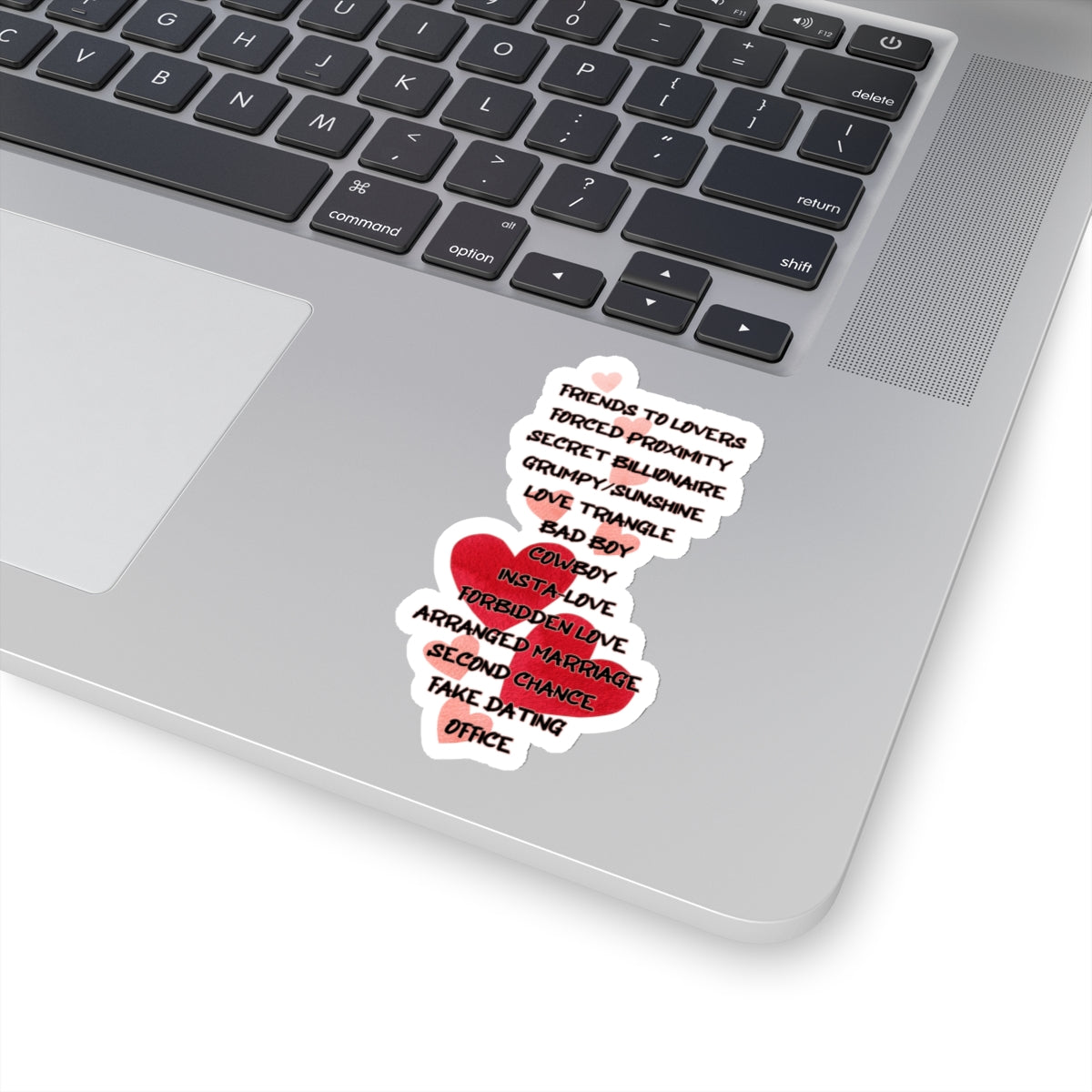 Romance Tropes Kiss-Cut Sticker