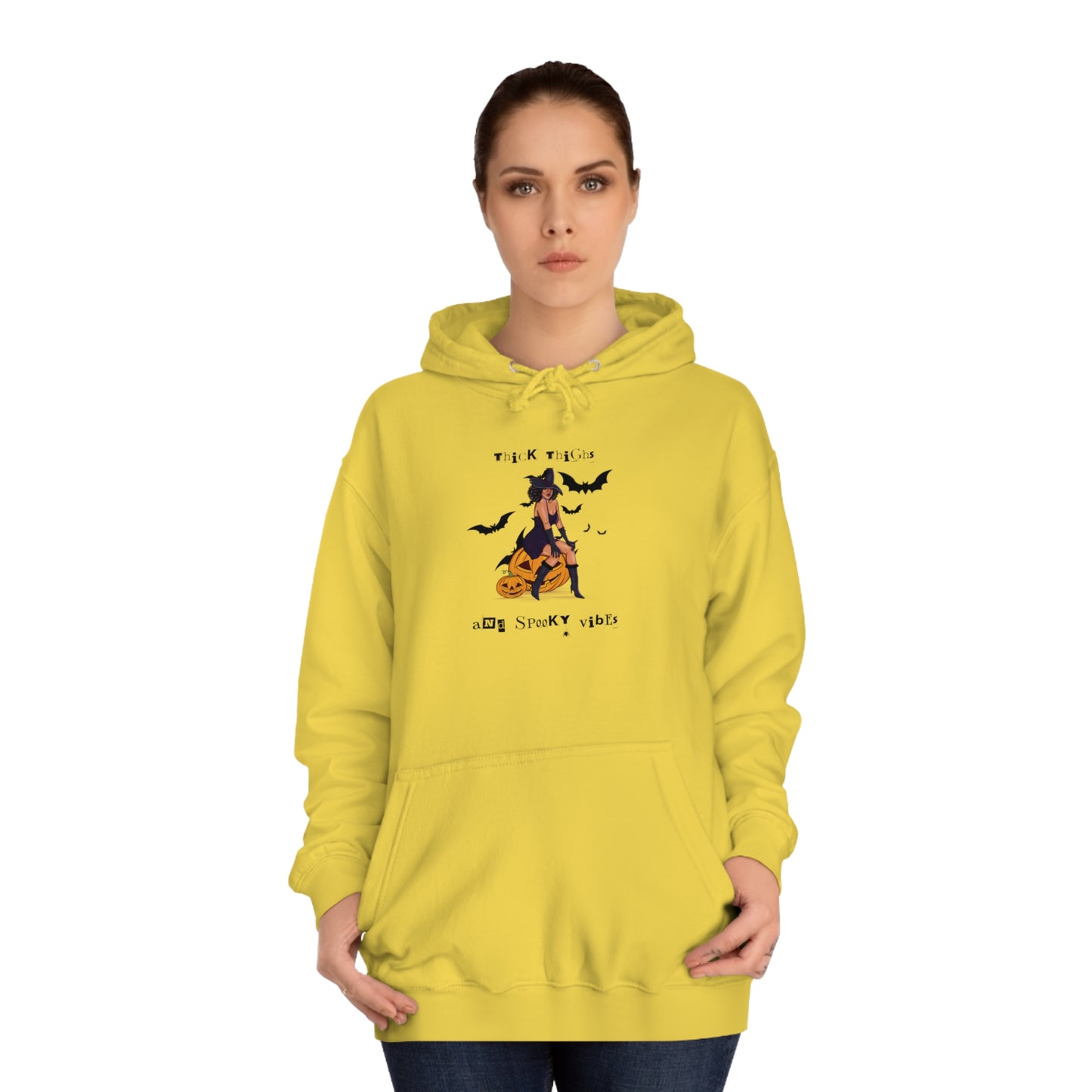 Thick Thighs Save Lives Unisex College Hoodie
