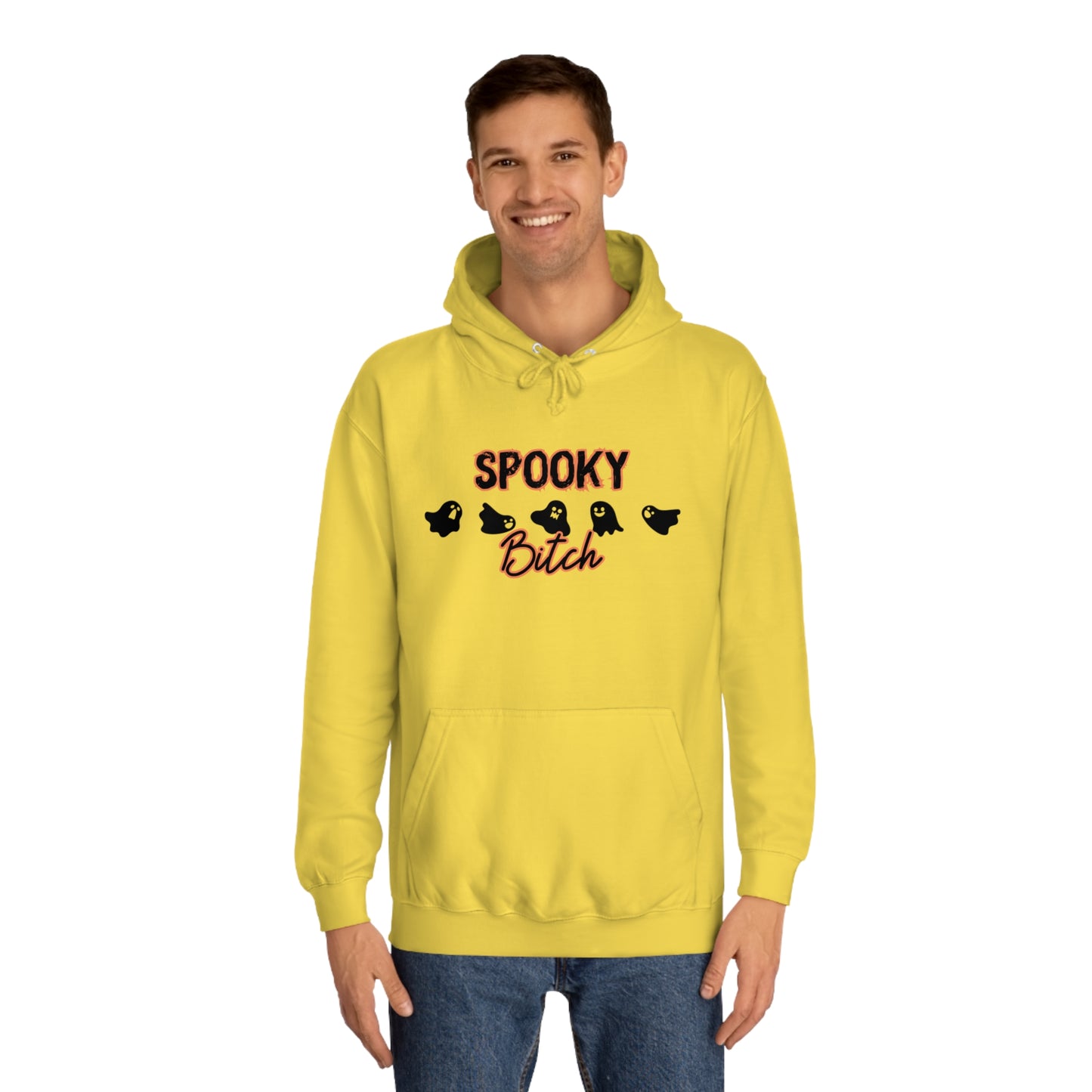Spooky Bitch Unisex College Hoodie