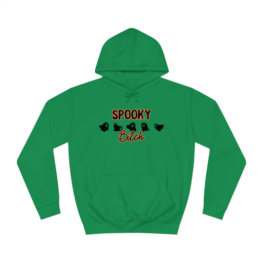 Spooky Bitch Unisex College Hoodie