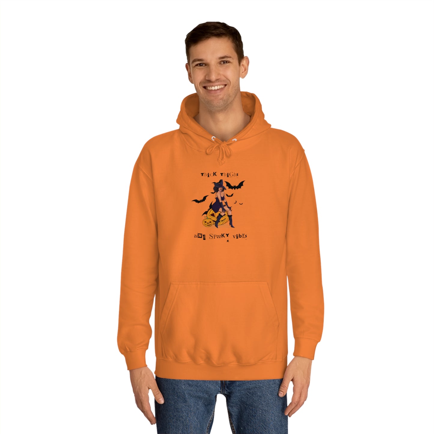 Thick Thighs Save Lives Unisex College Hoodie