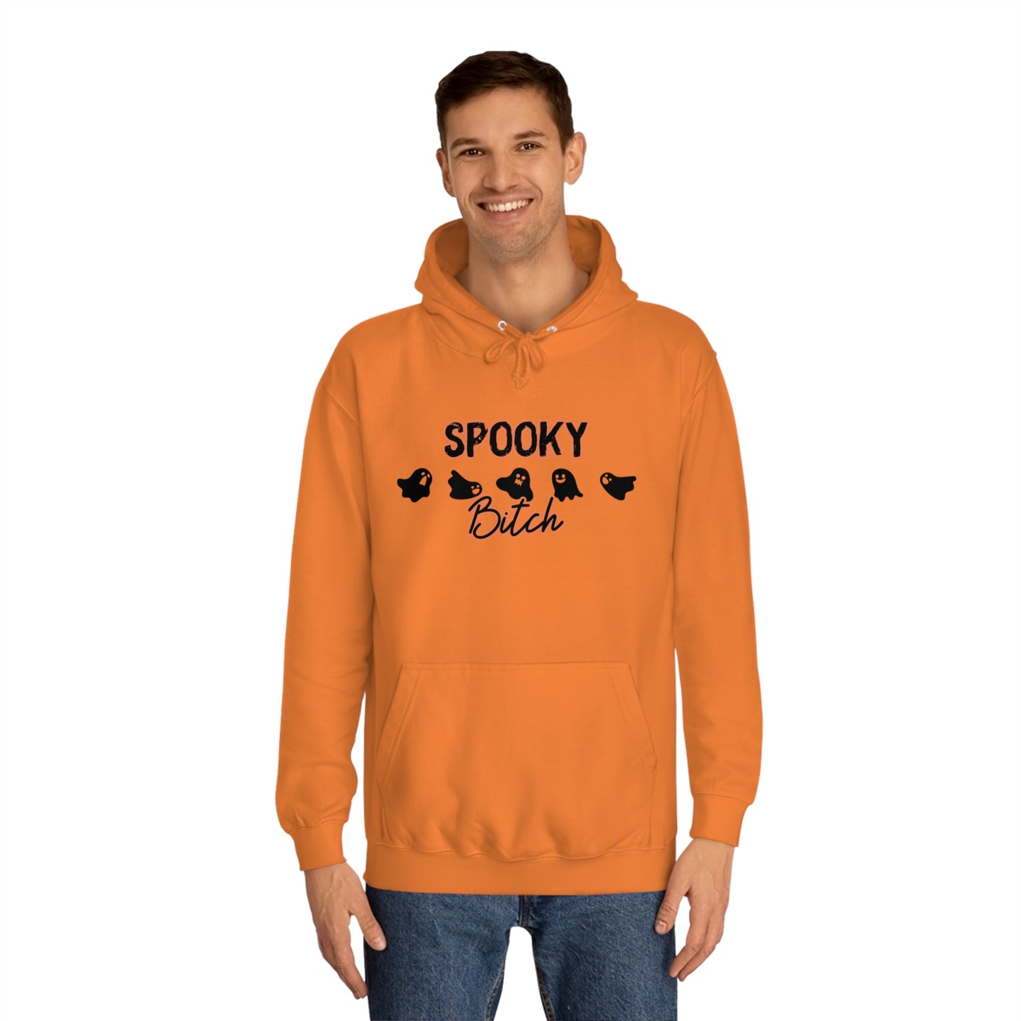 Spooky Bitch Unisex College Hoodie