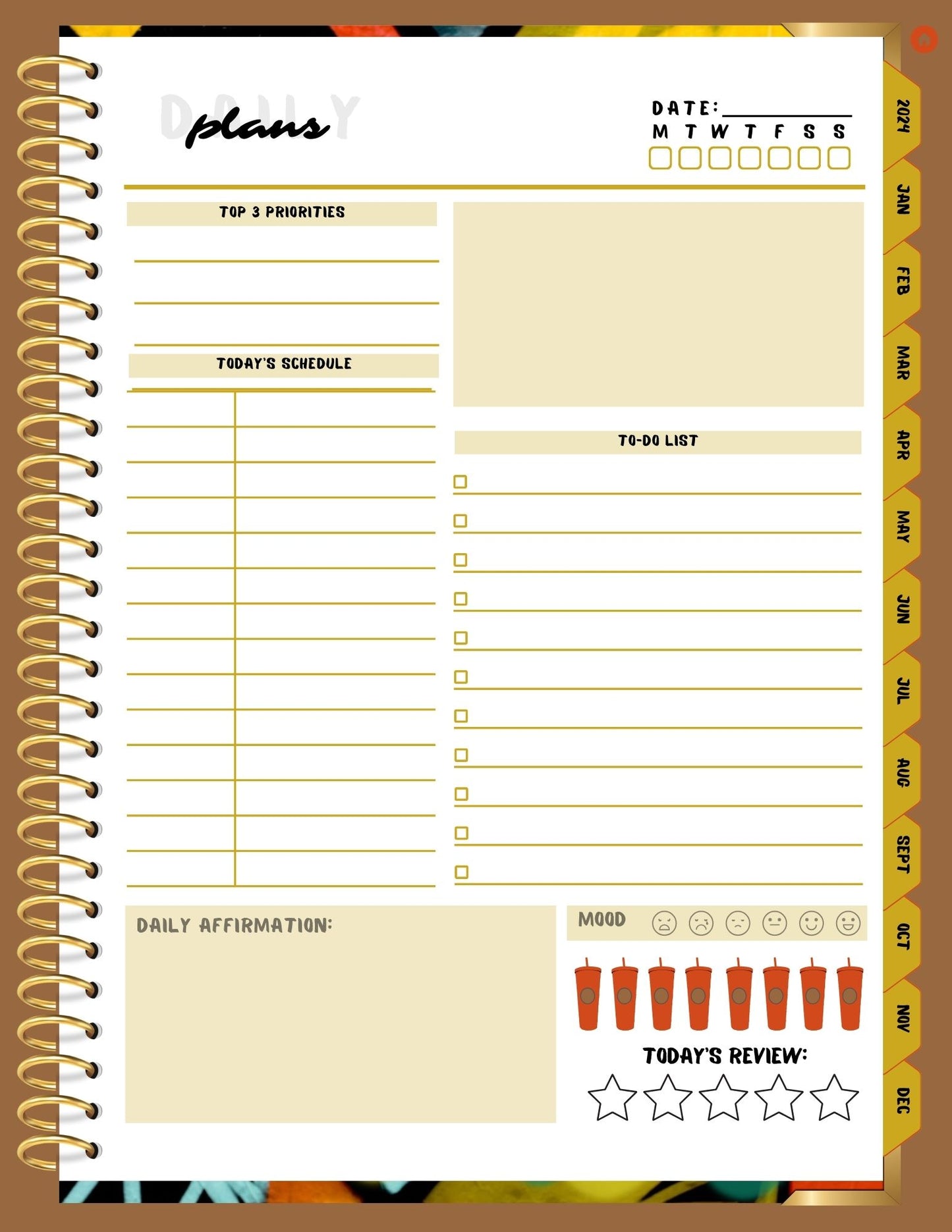 2024 Dated Digital Planner - Portrait