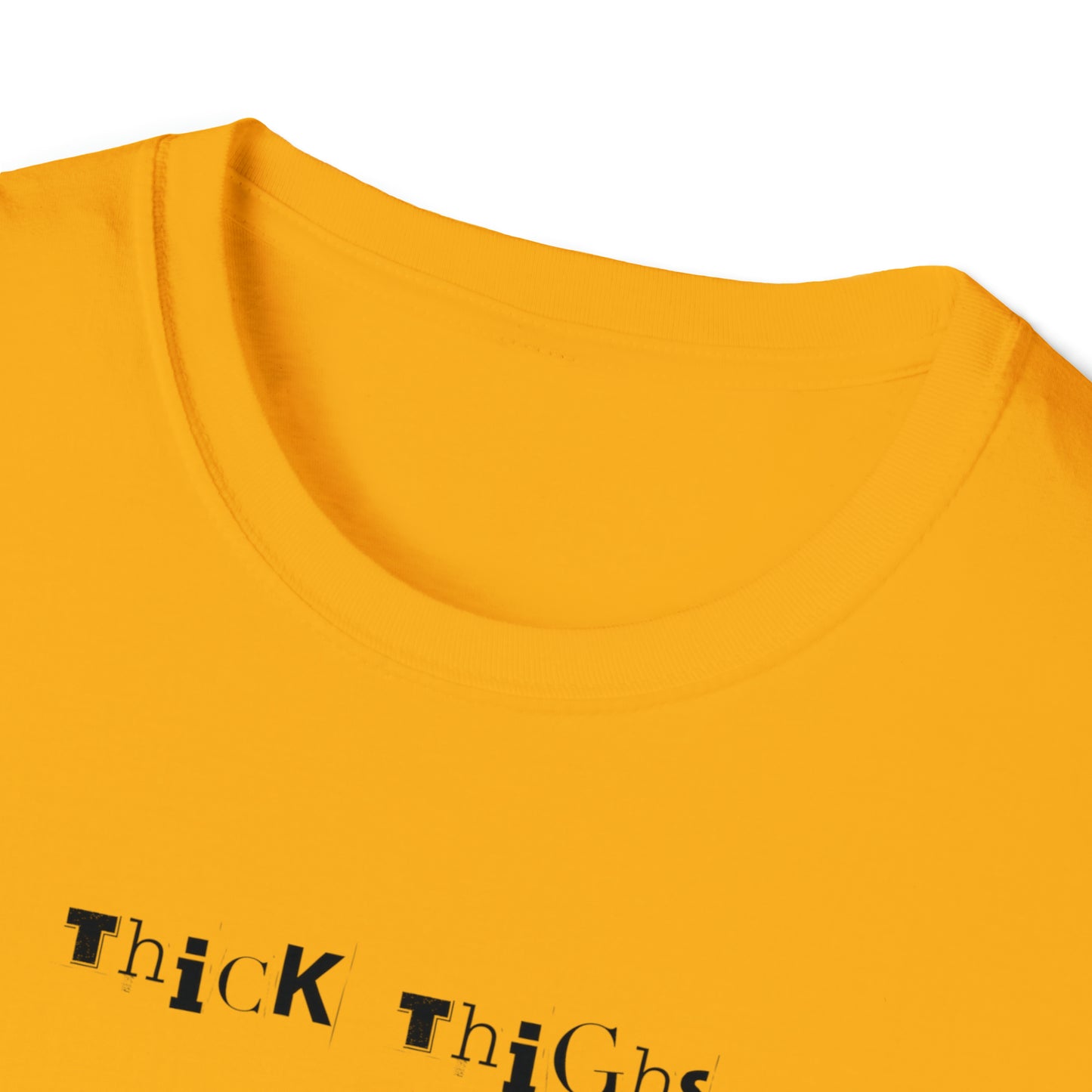 Thick Thighs Save Lies Unisex Softstyle T-Shirt