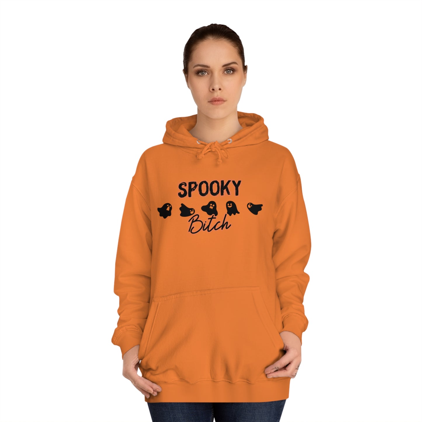 Spooky Bitch Unisex College Hoodie