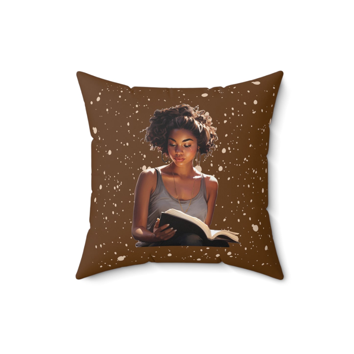 Spun Polyester Square Pillow