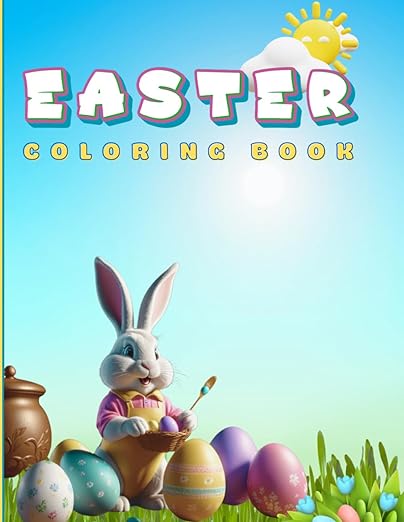 Easter Coloring Book     Paperback – February 17, 2023