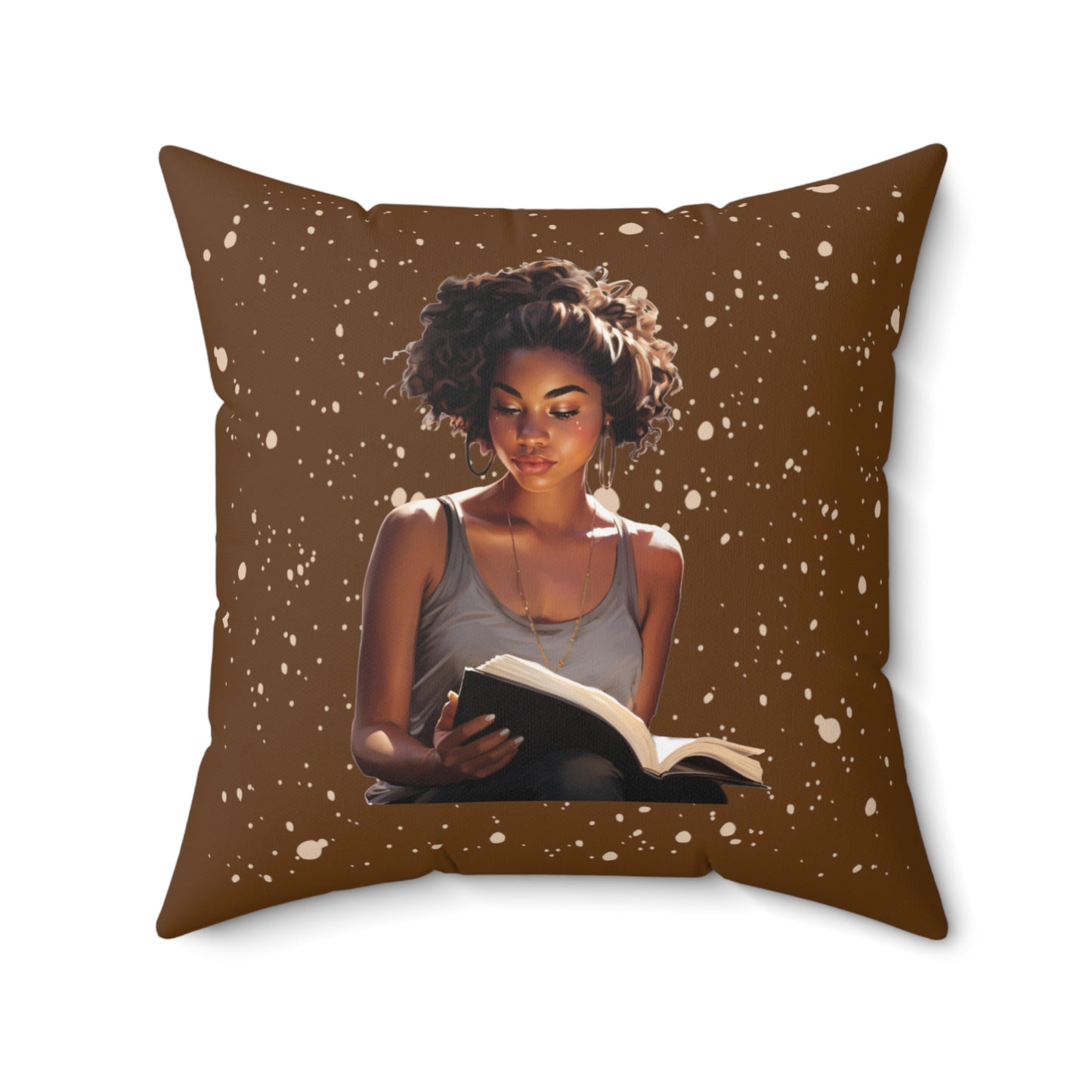 Spun Polyester Square Pillow