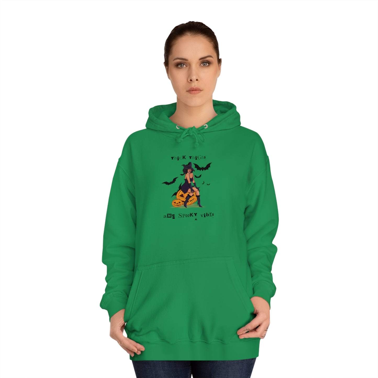 Thick Thighs Save Lives Unisex College Hoodie