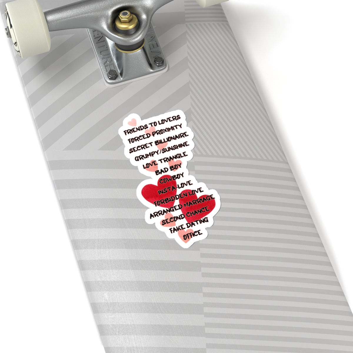 Romance Tropes Kiss-Cut Sticker