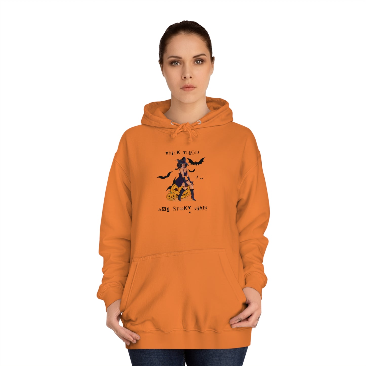 Thick Thighs Save Lives Unisex College Hoodie