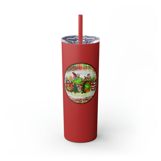 Skinny Tumbler with Straw, 20oz