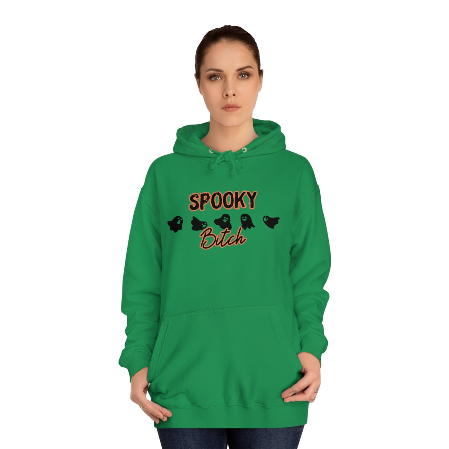 Spooky Bitch Unisex College Hoodie