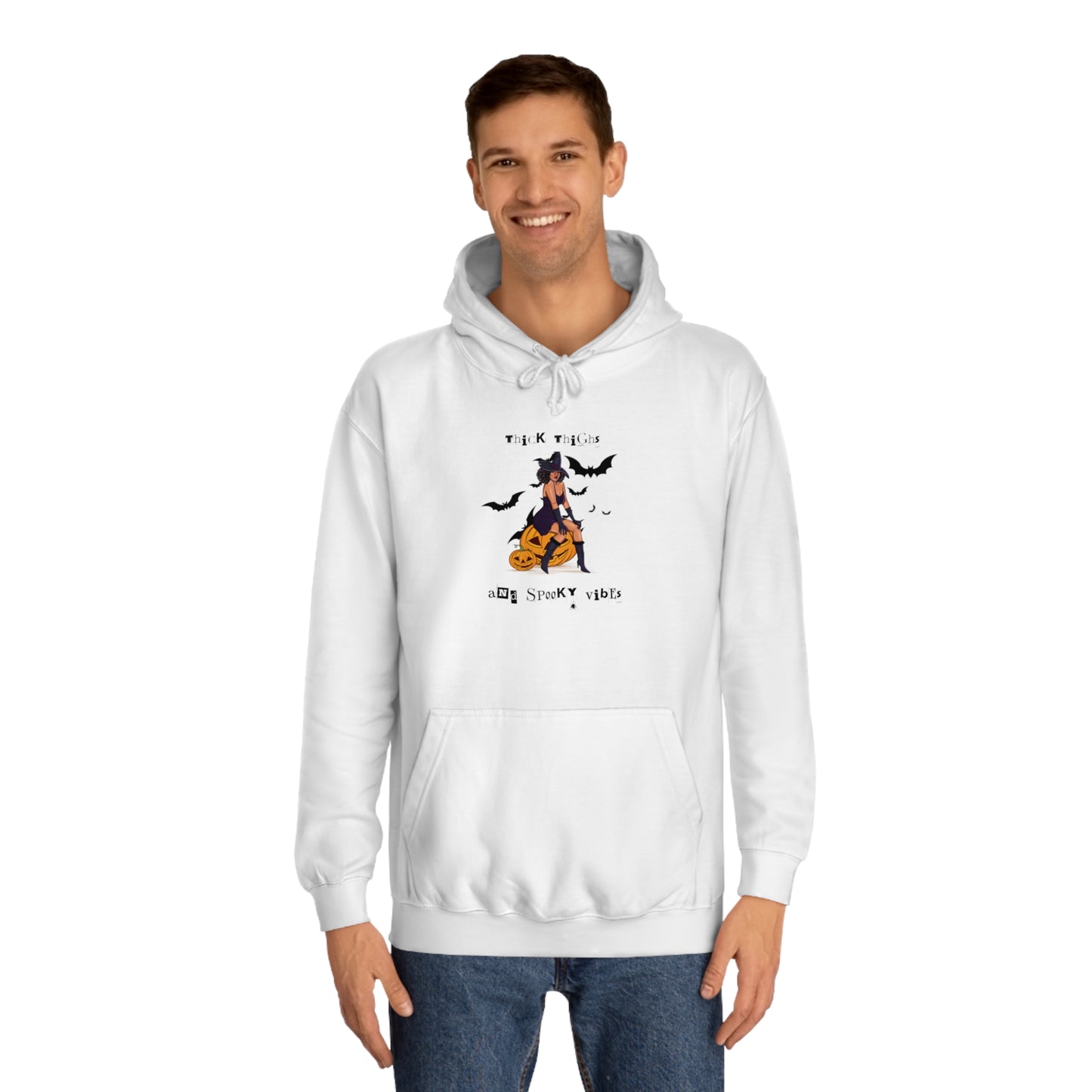 Thick Thighs Save Lives Unisex College Hoodie