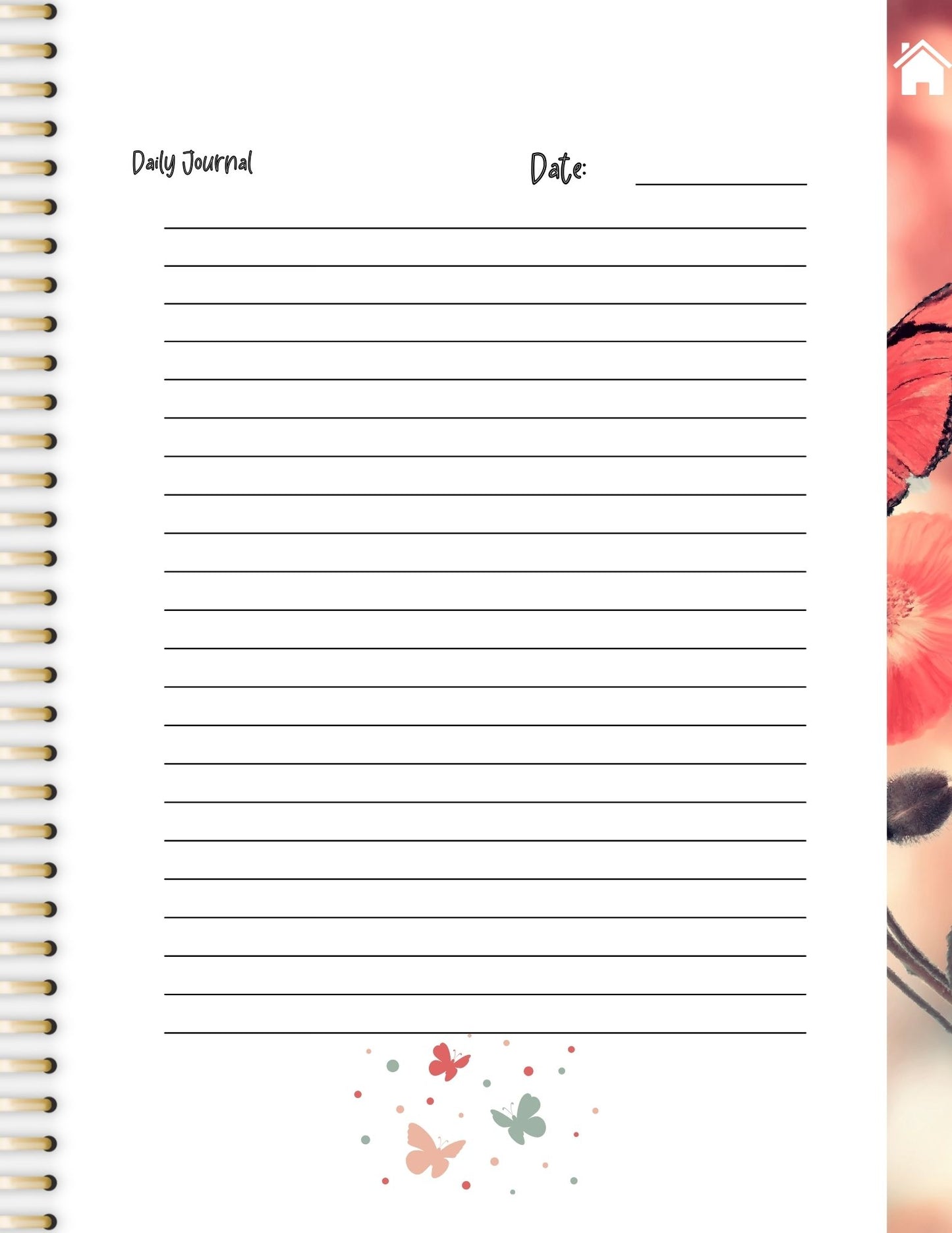 Butterfly Daily Digital Journal
