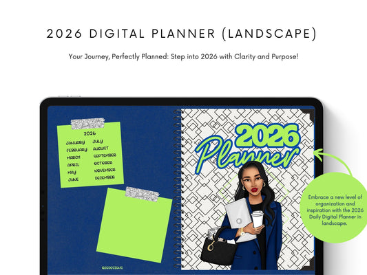 2026 Digital Planner (Landscape)