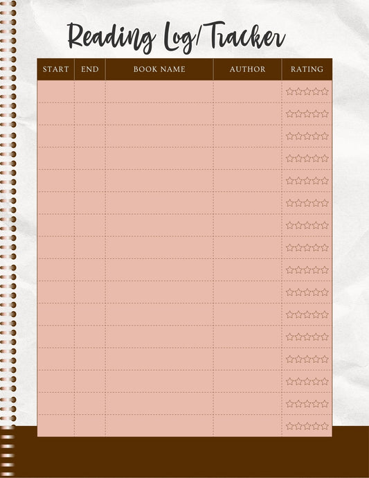 Reading Log/Tracker