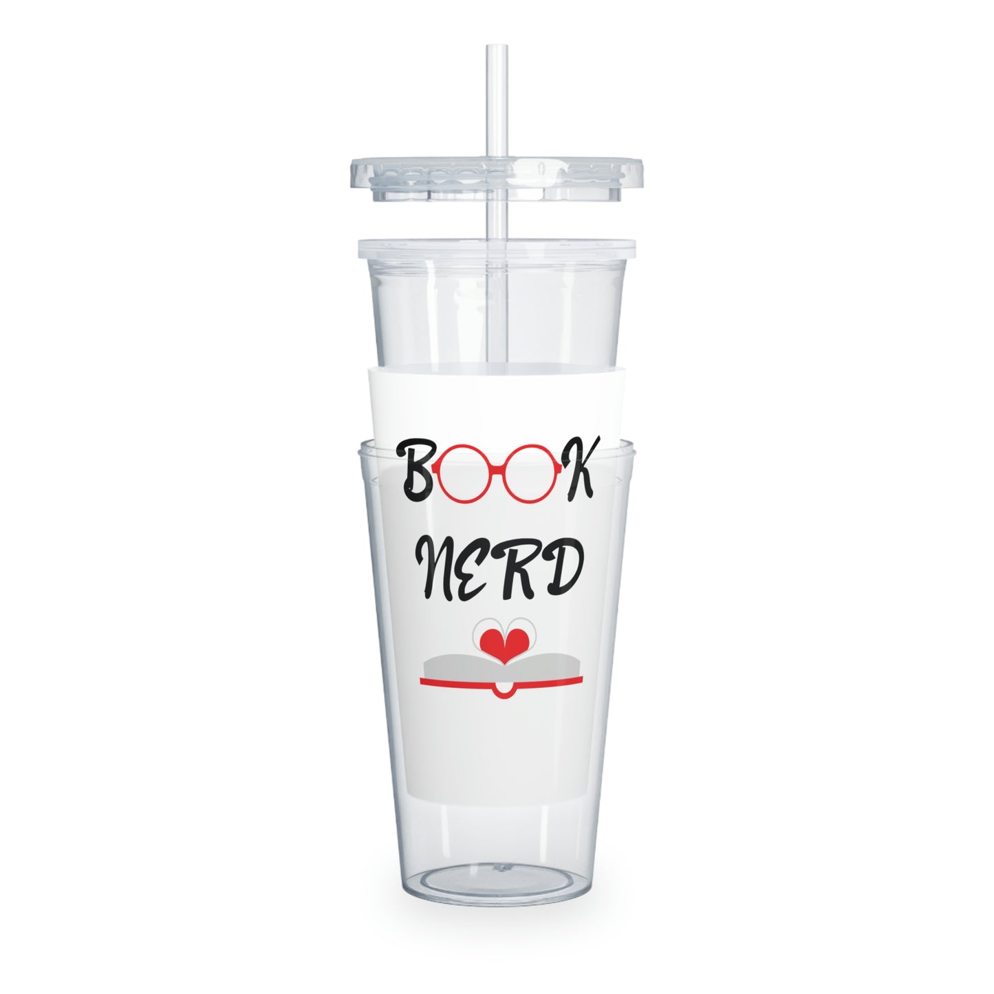 Plastic Tumbler with Straw