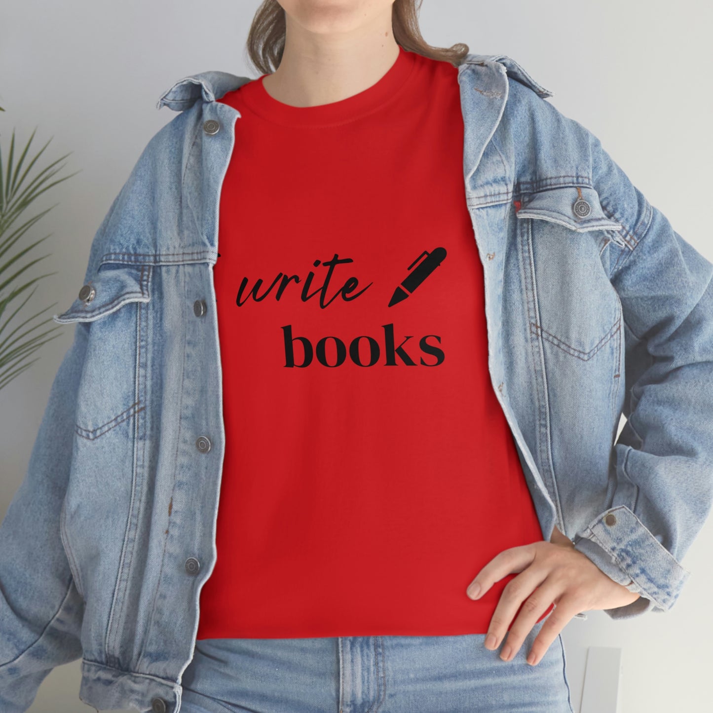 I Write Books Unisex Heavy Cotton Tee