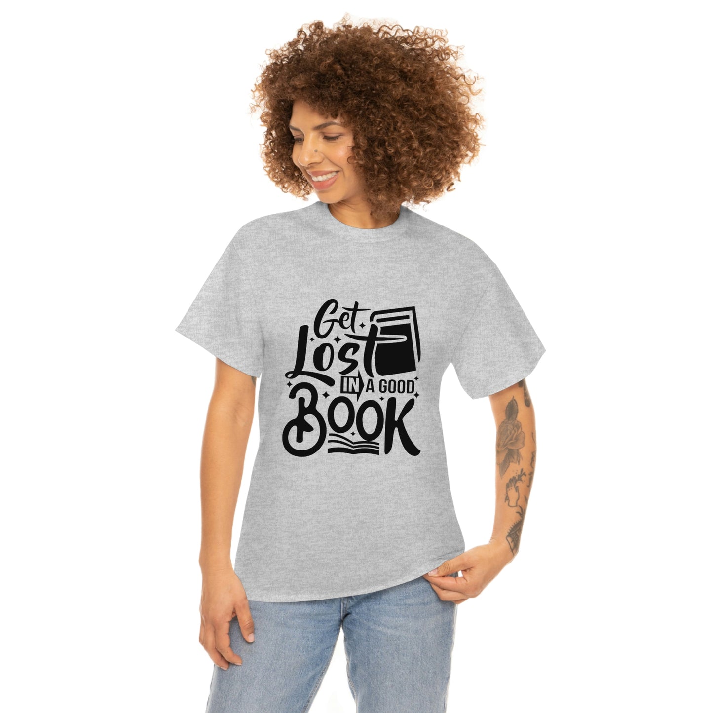 Get Lost in a Book Unisex Heavy Cotton Tee