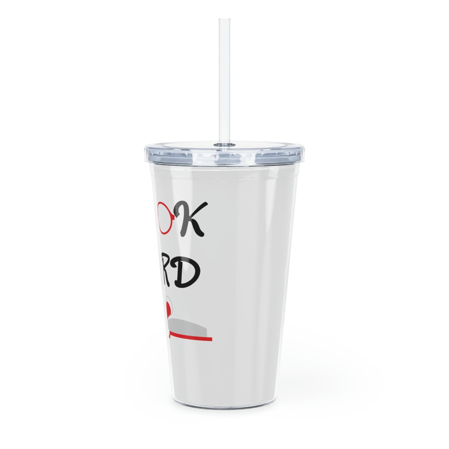 Plastic Tumbler with Straw