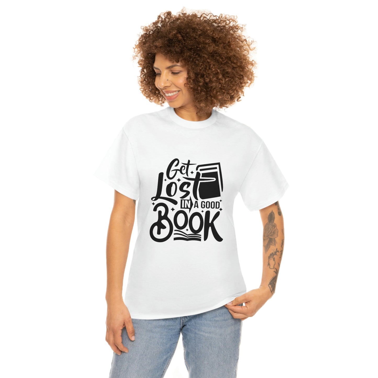 Get Lost in a Book Unisex Heavy Cotton Tee