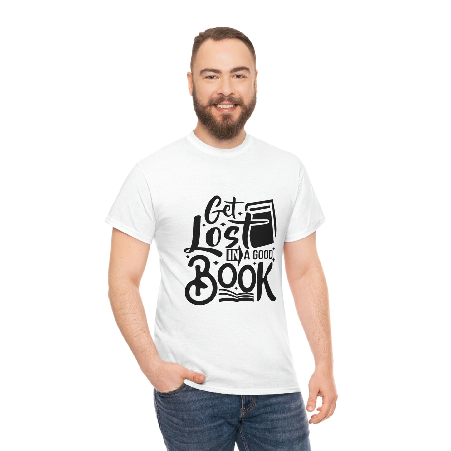 Get Lost in a Book Unisex Heavy Cotton Tee