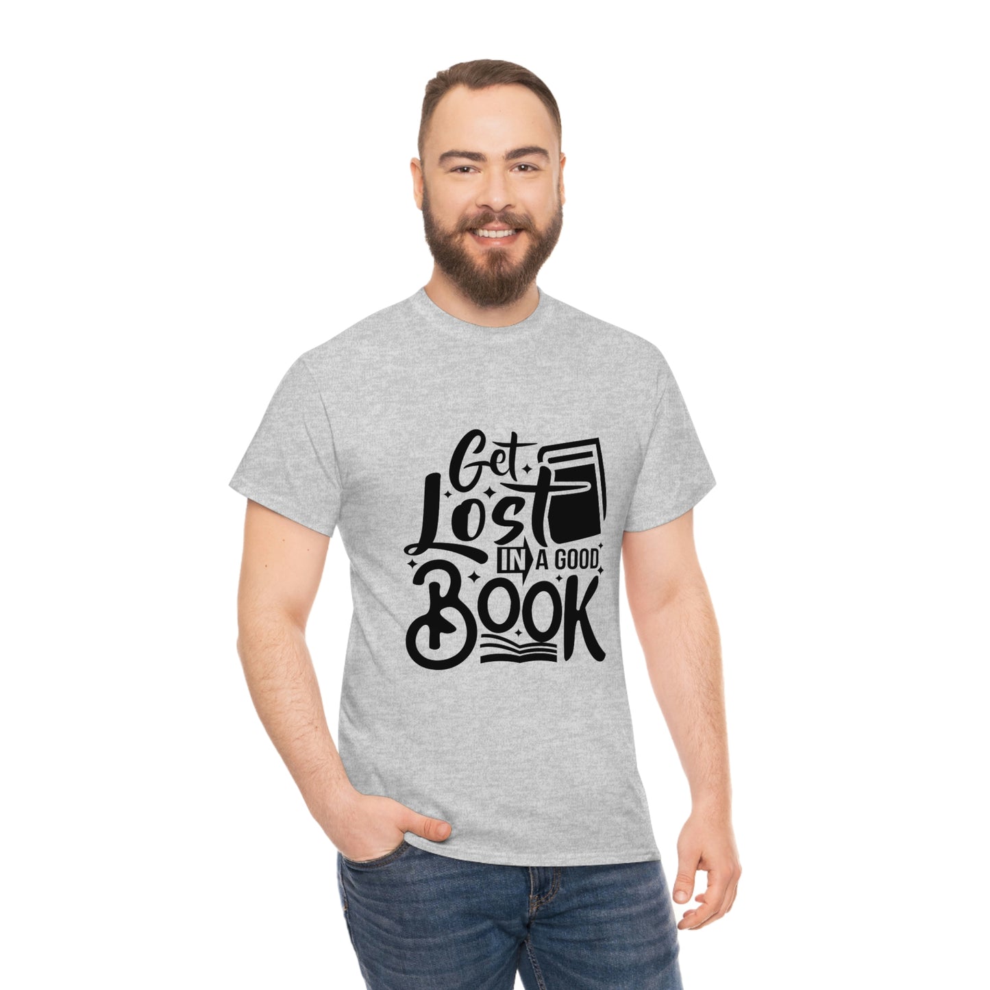 Get Lost in a Book Unisex Heavy Cotton Tee