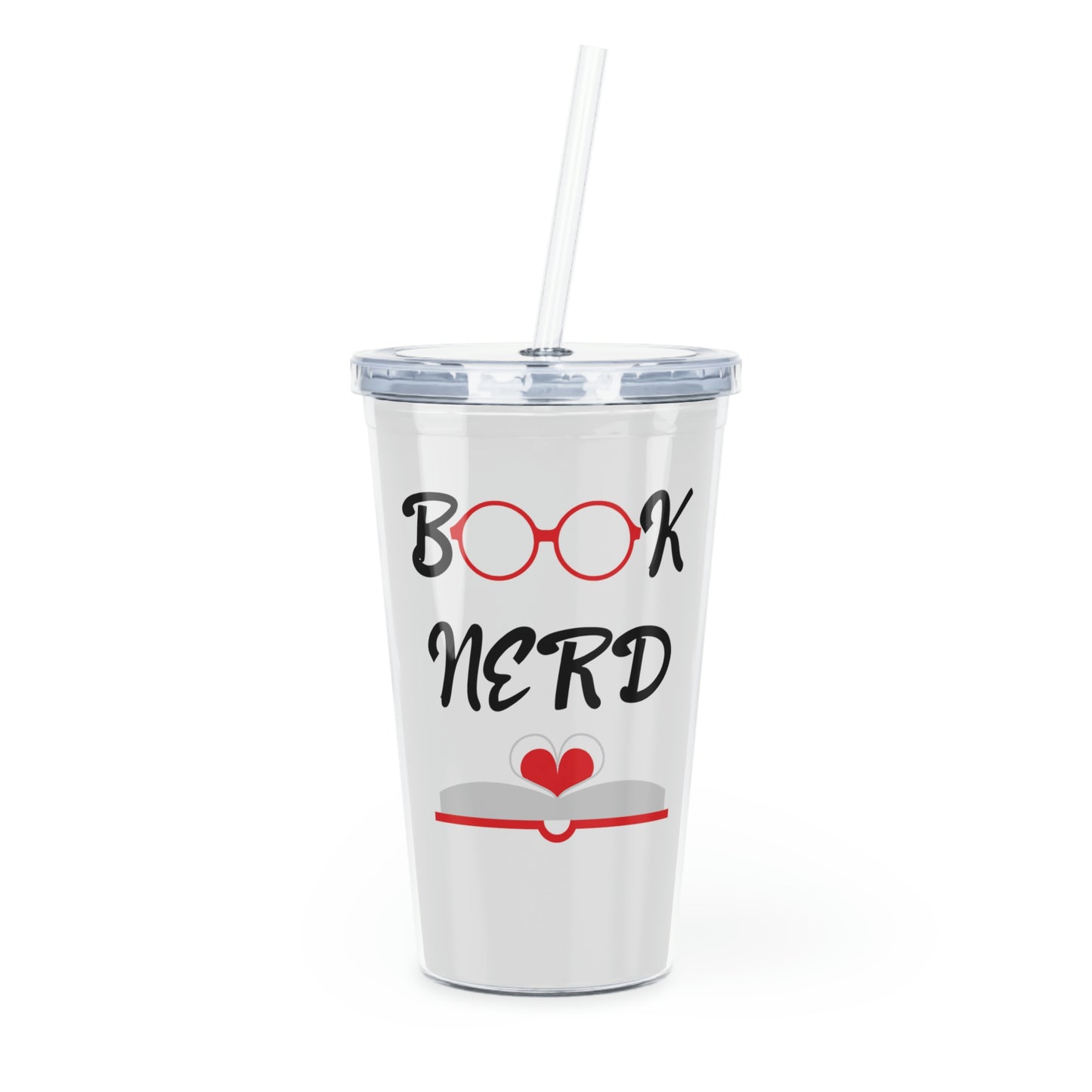 Plastic Tumbler with Straw